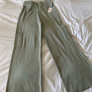 Sincerely Jules Green Wide-Leg Pants
